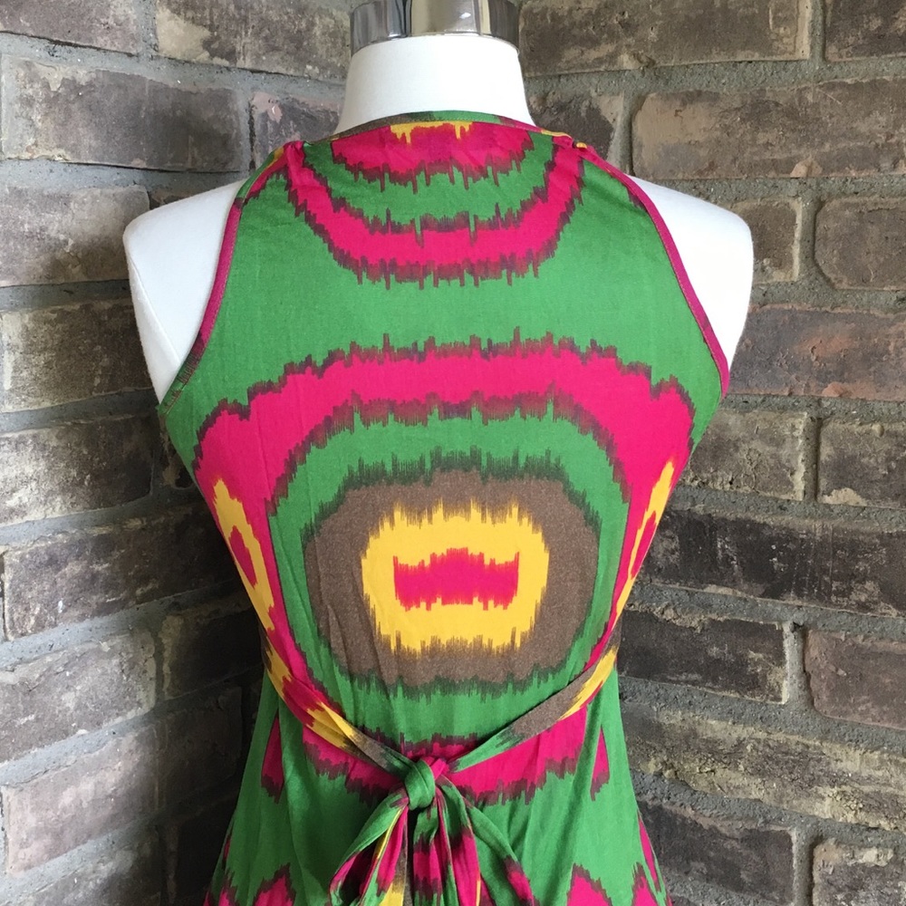 Anthropologie Ranna Gill Beaded Boho Dress M View 5